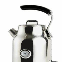 Dunelm Retro Stainless Steel Kettle 1.7L 6 Dunelm Retro Stainless Steel Kettle 1.7L -Modern Rugs Home 30794944 alt02