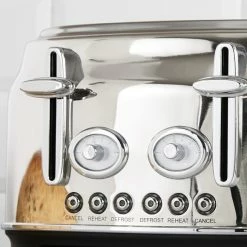 Dunelm Retro Stainless Steel 4 Slice Toaster 7 Dunelm Retro Stainless Steel 4 Slice Toaster -Modern Rugs Home 30794945 alt01