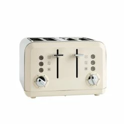 Dunelm Spectrum Cream 4 Slice Toaster 9 Dunelm Spectrum Cream 4 Slice Toaster -Modern Rugs Home 30794953 alt03