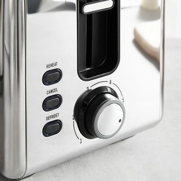 Dunelm Stainless Steel Kettle And Toast Set 4 Dunelm Stainless Steel Kettle And Toast Set - Image 2