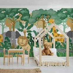 Dunelm Animal Safari Large Mural 9 Dunelm Animal Safari Large Mural -Modern Rugs Home 30796941 alt03