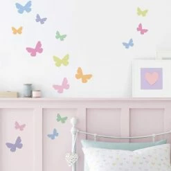 Dunelm Butterflies Small Wall Sticker 8 Dunelm Butterflies Small Wall Sticker -Modern Rugs Home 30796949 alt02