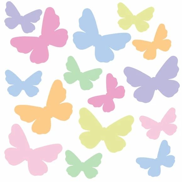 Dunelm Butterflies Small Wall Sticker 6 Dunelm Butterflies Small Wall Sticker - Image 4