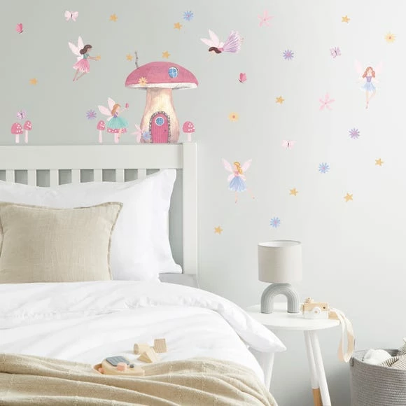 Dunelm Fairy Garden Large Wall Sticker 3 Dunelm Fairy Garden Large Wall Sticker