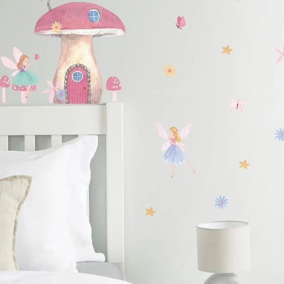 Dunelm Fairy Garden Large Wall Sticker 4 Dunelm Fairy Garden Large Wall Sticker - Image 2