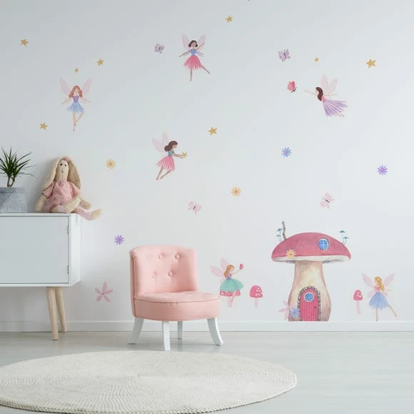 Dunelm Fairy Garden Large Wall Sticker 5 Dunelm Fairy Garden Large Wall Sticker - Image 3