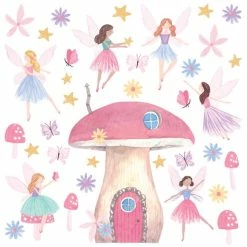 Dunelm Fairy Garden Large Wall Sticker 9 Dunelm Fairy Garden Large Wall Sticker -Modern Rugs Home 30796968 alt03