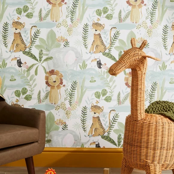 Dunelm Jungle Friends Wallpaper 6 Dunelm Jungle Friends Wallpaper - Image 4