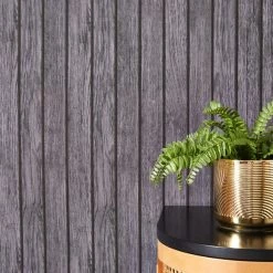 Dunelm Wooden Slat Black Wallpaper 9 Dunelm Wooden Slat Black Wallpaper -Modern Rugs Home 30796989 alt03