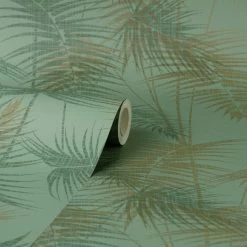 Dunelm Jungle Palm Wallpaper 7 Dunelm Jungle Palm Wallpaper -Modern Rugs Home 30800675 alt02