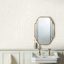 Dunelm Delicate Trellis Wallpaper