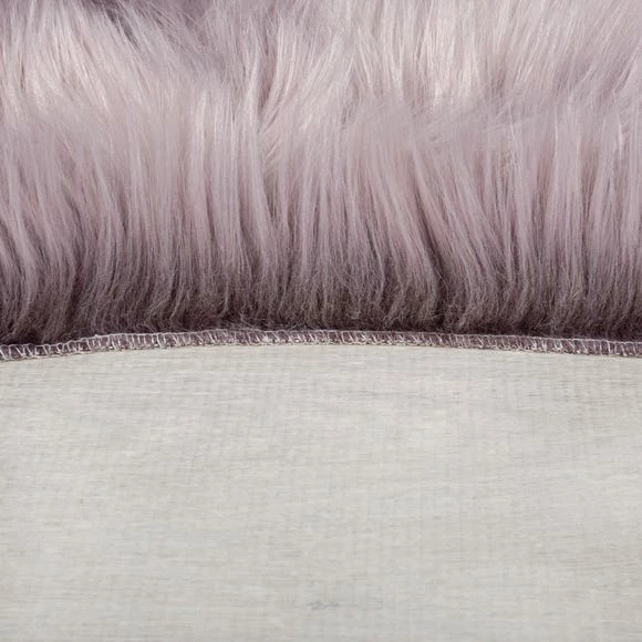 Dunelm Tipped Faux Fur Pelt Rug 6 Dunelm Tipped Faux Fur Pelt Rug - Image 4