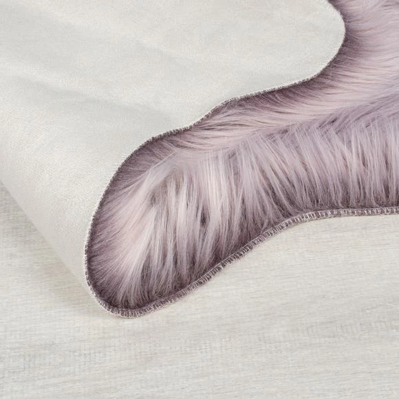 Dunelm Tipped Faux Fur Pelt Rug 7 Dunelm Tipped Faux Fur Pelt Rug - Image 5