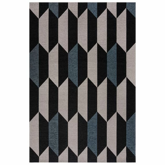Dunelm Industrial Geo Rug 4 Dunelm Industrial Geo Rug - Image 2