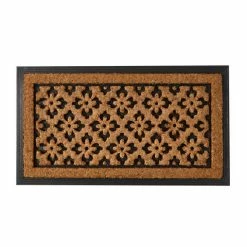 Dunelm Trellis Rubber And Coir Doormat 6 Dunelm Trellis Rubber And Coir Doormat -Modern Rugs Home 30814141 alt01