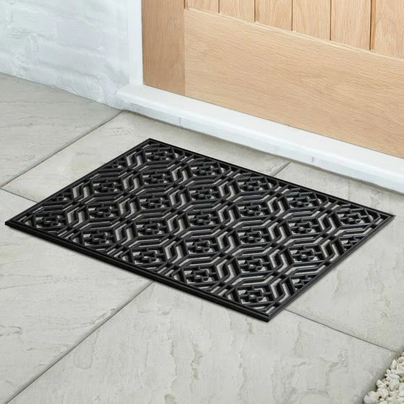 Dunelm Geo Rubber Doormat 3 Dunelm Geo Rubber Doormat