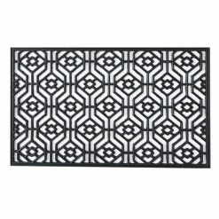 Dunelm Geo Rubber Doormat 6 Dunelm Geo Rubber Doormat -Modern Rugs Home 30814143 alt01