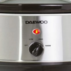 Daewoo 3.5L Stainless Steel Slow Cooker -Modern Rugs Home 30814487 alt02