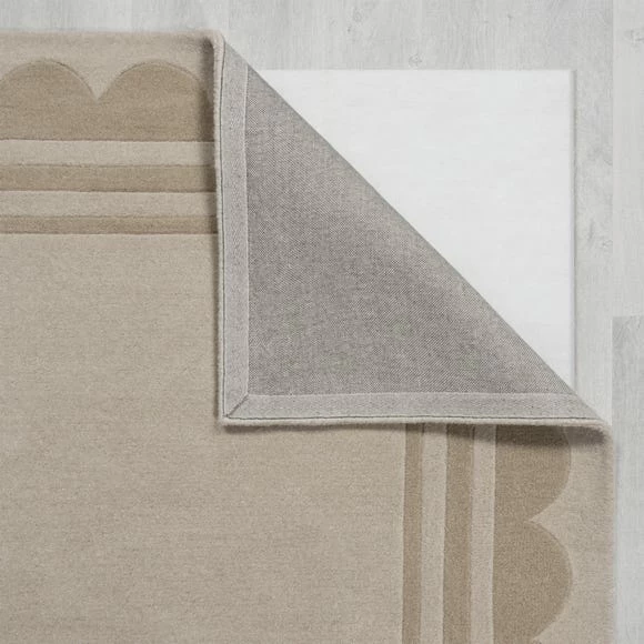 Flair Lois Scallop Border Wool Rug 7 Flair Lois Scallop Border Wool Rug - Image 5