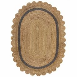 Flair Grace Rounded Jute Rug 8 Flair Grace Rounded Jute Rug -Modern Rugs Home 30816692 alt01
