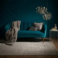 Flair Gatsby Metallic Art Deco Rug