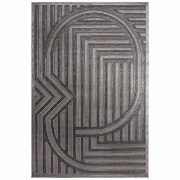 Flair Gatsby Metallic Art Deco Rug 4 Flair Gatsby Metallic Art Deco Rug - Image 2