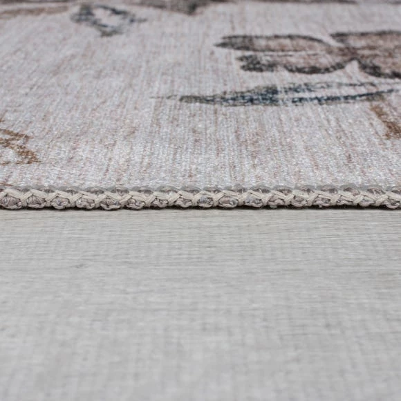 PractiRug Iva Floral Washable Rug 6 PractiRug Iva Floral Washable Rug - Image 4