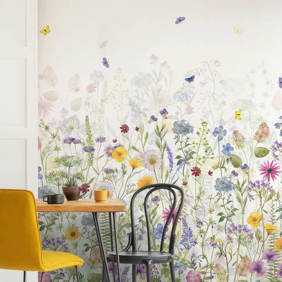 Dunelm Spring Flowers Multicoloured Mural 4 Dunelm Spring Flowers Multicoloured Mural - Image 2