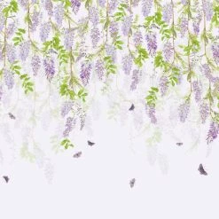 Dunelm Whispering Wisteria Lavender Mural -Modern Rugs Home 30818444 alt02