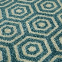 JVL Mega Latex Geo Hex Runner 10 JVL Mega Latex Geo Hex Runner -Modern Rugs Home 30824533 alt02