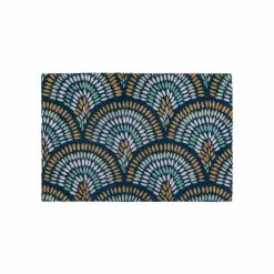 Cedar & Sage Navy Rainbow Coir Doormat -Modern Rugs Home 30825285 alt02
