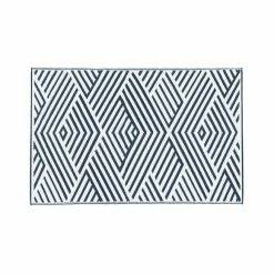 JVL Geo Reversible Plastic Woven Indoor Outdoor Rug 10 JVL Geo Reversible Plastic Woven Indoor Outdoor Rug -Modern Rugs Home 30844688 alt02