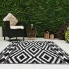 JVL Aztec Reversible Plastic Woven Indoor Outdoor Rug 2 JVL Aztec Reversible Plastic Woven Indoor Outdoor Rug -Modern Rugs Home 30844690